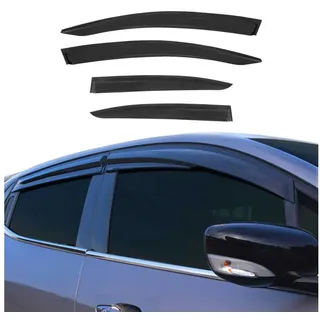 Omac Windabweiser für Honda Civic Stufenheck 2011-2017 Acryl Dunkel 4tlg