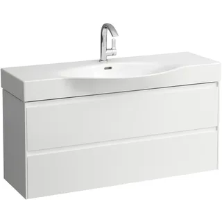 Laufen Waschtischunterschrank 2 Schubladen 118,0 x 37,0 x 51,5 cm Weiß glänzend