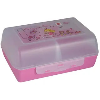 Emsa Frischhaltedose Variabolo Clipbox Princess mit Trennwand, Kunststoff, (1-tlg) rosa