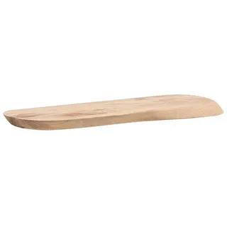 moebelfaktor Wandregal Borgund, Akazie Massivholz, Breite 40 bis 120 cm, braun, Wandboard, Landhaus braun 40 cm x 3 cm x 20 cm