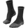 Trekkingsocken Damen anthrazit melange 35-36