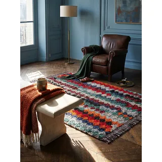 KADIMA DESIGN TAFRAUT Shaggyteppich 200 x 300 cm Mehrfarbig