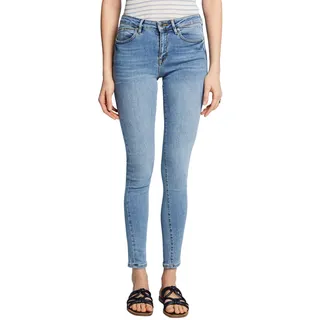 ESPRIT Women's Jeggings Skinny Fit Jeans , SKINNY, BLUE LIGHT WASHED, 26W / 30L - 26W / 30L