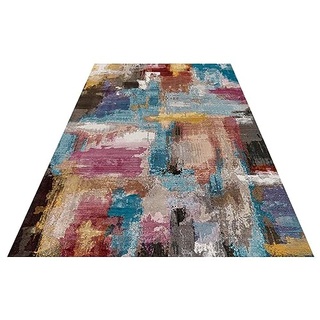 Muratap Klassich Orient Teppich Picasso Artisan - Traditioneller Orientalischer Perserteppich Modern Vintage Dekoration Wohnzimmer - Oeko-TEX - Große: 133x190 cm - Farbe: Mehrfarbig