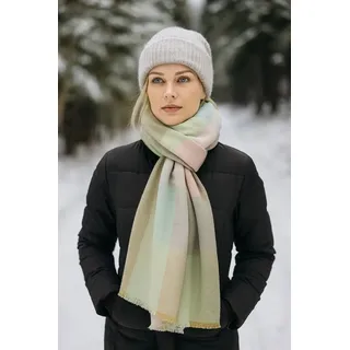 COLLEZIONE ALESSANDRO Winterschal " Block " in pastell | Gr.: onesize