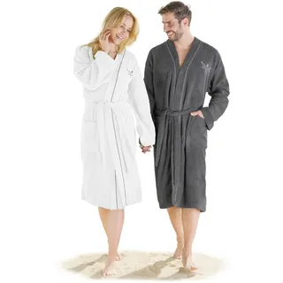 Chiemsee Bademantel Venice für Damen und Herren, ideal für Sauna & Gr.: S