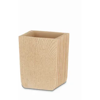 Kela Zahnputzbecher Holzoptik Braun