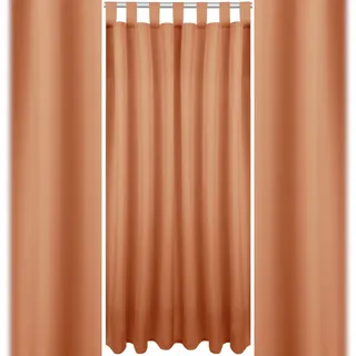 BestLivings Dekoschal Ellen Schlaufen 140x145 cm - Braun