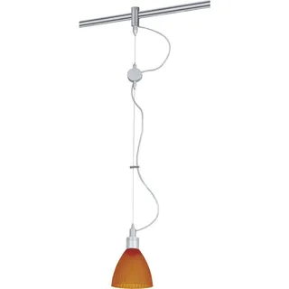 Paulmann 97273 Pendelleuchte Phil für Schienensystem Phantom Titan/ Orange satiniert