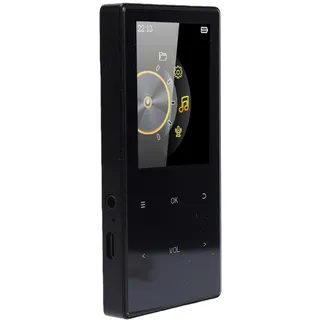 EMUKOEP MP3-Player, HiFi-Musik-Player, Hochauflösender Tragbarer Audio-, Bluetooth 5.4, 96 GB, 2,4-Zoll-Touchscreen, 90 Stunden Wiedergabe mit 3,5-mm-Kopfhöreranschluss, FM