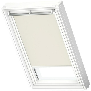 Velux Dachfensterrollo DKL C02 1085SWL  (Farbe: Hellbeige - 1085SWL, Farbe Schiene: Weiß, Manuell)