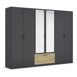 Rauch Drehtürenschrank BARI 270 x 210 x 54 cm Grau