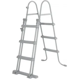 Bestway Sicherheitsleiter 107 cm 58330 Bestway Poolleiter - Aufstellpools bis 107 cm – rutschfeste Stufen – stabile Metallkonstruktion – bis ...