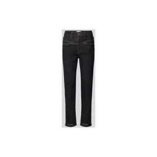 Jeans mit Eingrifftaschen, Dunkelblau, 24