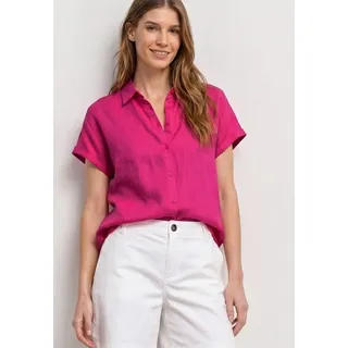 STREET ONE Hemdbluse aus Leinen Pink 34
