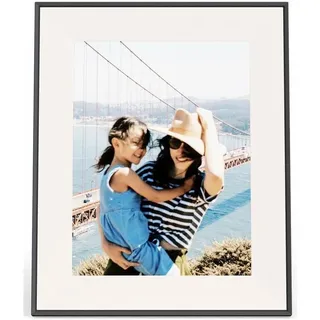 Aura Frames AF215 Photoframe Aspen by Aura - Ink with Paper Mat 30,5cm (12") Digitaler Bilderrahme