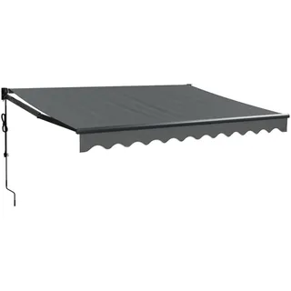 vidaXL Gelenkarmmarkise 300 cm anthrazit