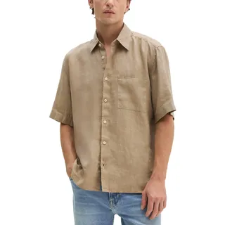 Marc O'Polo Kurzarmhemd Braun XXL