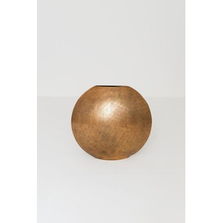Holländer Dekovase Oval POLPETTA GROSS Aluminium vergoldet gold