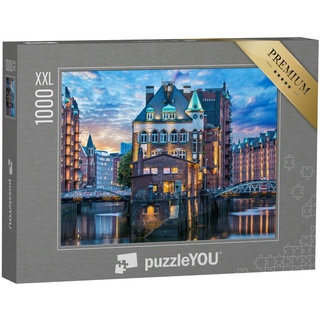 puzzleYOU Puzzle Hamburg: Alte Speicherstadt, 1000 Puzzleteile, puzzleYOU-Kollektionen 500 Teile, 2000 Teile, 1000 Teile, Bestseller