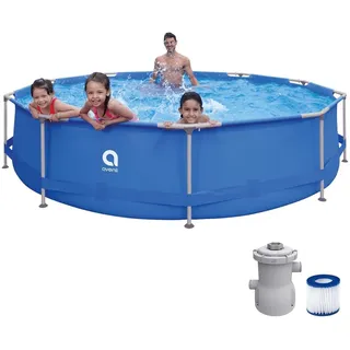Avenli Rundpool Set 360 x 76 cm inkl. Filterpumpe