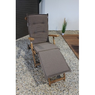 Zebra Bueno Deckchair-Set aus Teakholz