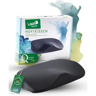 vital Kissen 40 x 40 cm Schwarz