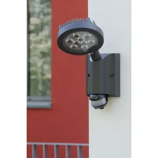 LUTEC Außen-Wandleuchte Lutec Nevada Wandlampe Aussenlampe Aussenleuchte LED 6102 S-Pir-Gr