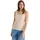 mit Rundhals aus Baumwolle Pearl beige S
