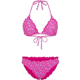 CHIEMSEE Bikini mit gefüttertem Oberteil, Pink/L Blue AOP, 36A/B