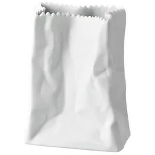 Rosenthal Dekovase Tütenvase Weiss 9 cm (Vasen), Vasen bunt|weiß