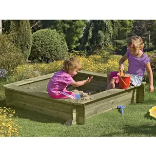Tetzner & Jentzsch Sandkasten DANI 120x120x25 cm