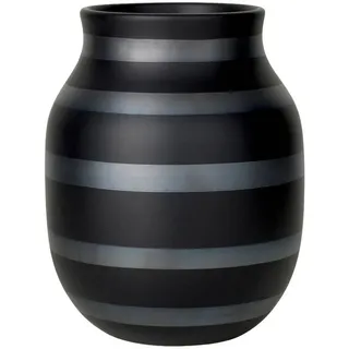 Kähler Dekovase Kähler Omaggio Vase H20 black toned