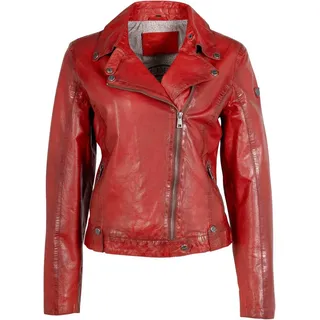 Mauritius Lederjacke MWFayola mit Umlegekragen rot XS (34)