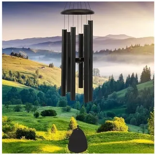 FELIXLEO Windspiel Windspiele für draußen hängend Garten Glockenspiel Dekoration (3 St)