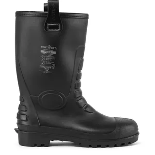 PORTWEST Neptune Rigger Sicherheitsstiefel Schwarz 43