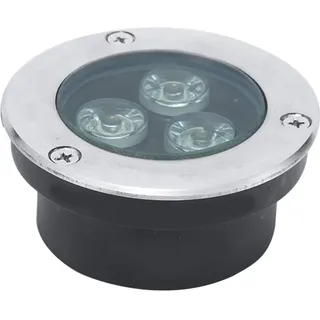 Ultradünner Led-einbaustrahler Für Garten Und Terrasse – 3 W – Außenbereich – Ip68 Wasserdicht – Edelstahl 304 – Rasen- Und Teichbeleuchtung (farbe: Blau, Spannung: 220 V)