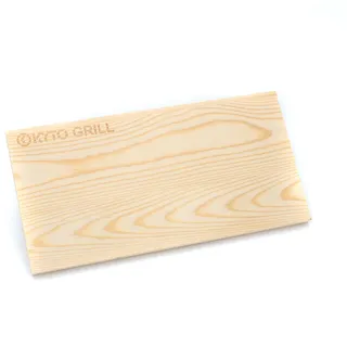 Kyto Zedernholz Grillplatte Grillholzbrett Räucherbrett Grillplanke 30x15x1cm