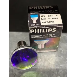 Philips HALOGEN 12V 20W B15D BLAU 6°