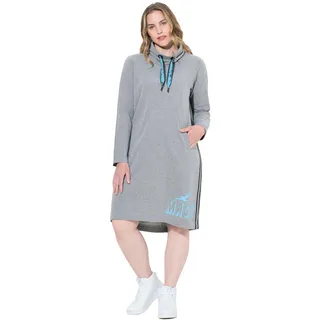laurasøn Kleid Midi Grau Melange 42