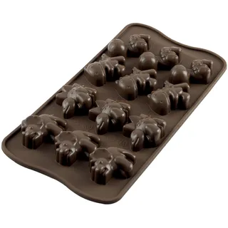 Silikomart 195265 Pralinenform Dino, 12er-Form
