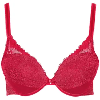 LISCA Push-up-BH Größe 80B, Farbe rot, - 80B