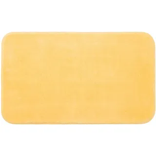 liebling Badematte Badteppich Santos, rutschhemmend beschichtet, schnell trocknend, Polyester, rechteckig, starke Saugfähigkeit, formstabil, in vielen Farben und Größen gelb rechteckig | 70 cm x 120 cm