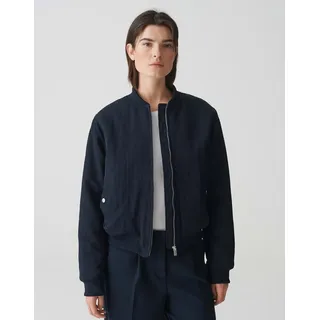 OPUS Bomberjacke Wattierte Bomberjacke HARU Regular blau 40