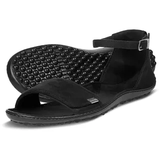 leguano jara Barfußschuhe Sandale schwarz- Gr. 44