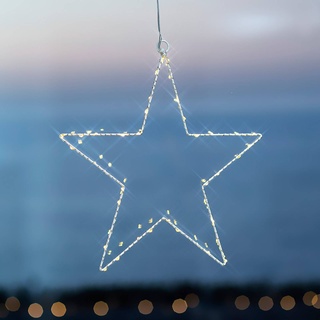 Weihnachtlicher Deko-Stern LED Liva Star weiß 30