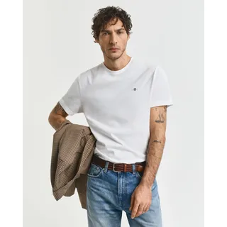 GANT Slim Shield Kurzarm-T-Shirt White L