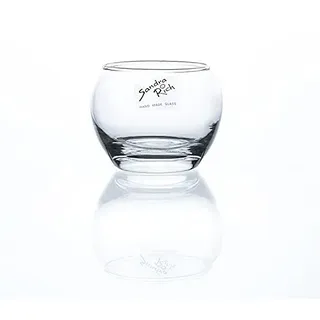 Sandra Rich Teelichthalter, Vase Fish Bowl Kugel Glas H. 8cm D. 9,5cm klar