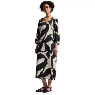 Street One LTD QR Midi Dress_AOP Whale Tail Grey 36 - 36