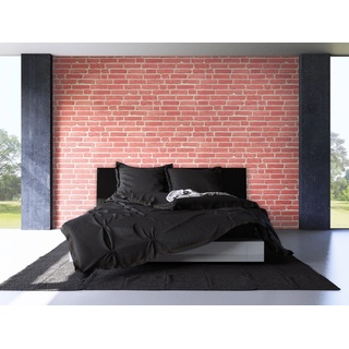 Newroom Vliestapete, Steintapete Rot Steintapete Ziegelstein Backstein Mauerwerk Klinker Stein Tapete Steinoptik Wohnzimmer, Tapete Steinoptik Wohnzimmer rot